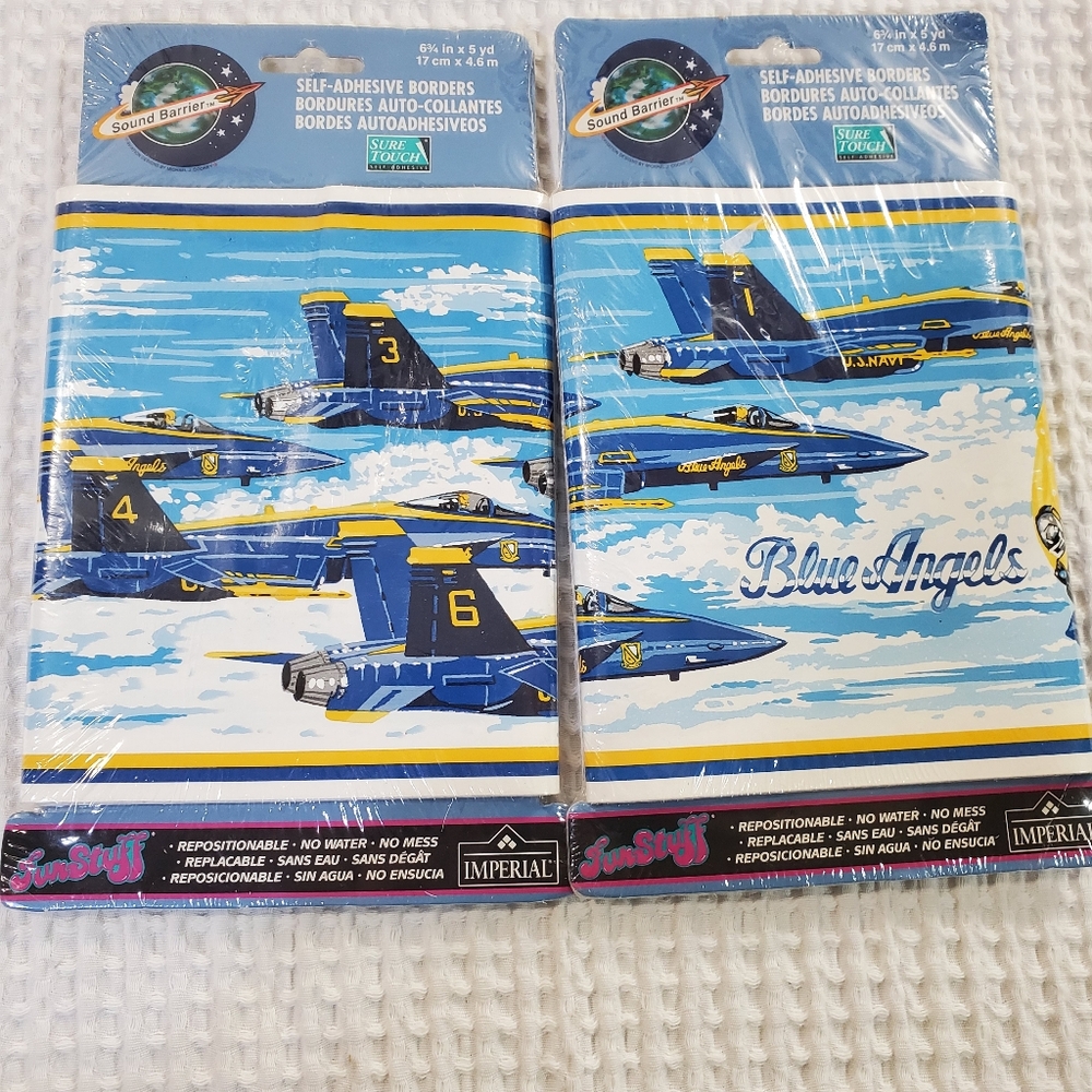 Blue Angels Self Adhesive Room Border